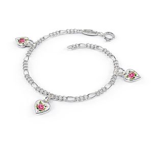 Charms-Armbånd I Sølv - Rose