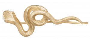 Ørepynt Snakes 18 Kt gult gull