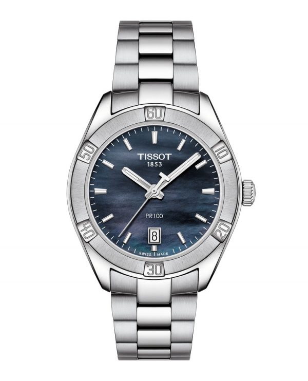 Pr100/Ls/Q/Steel/Black Mop Dial