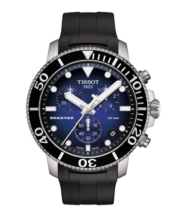 Seastar 1000 Chronograph m/ gummirem