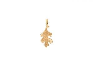 Anheng Lite Eikeblad Forest 18 K Gult Gull