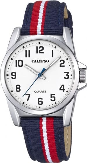 Calypso Barneur 5 Atm Rød/Blå Natorem