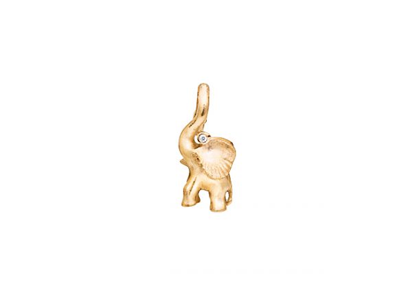 Charms Cirkus Elephant 18K G.G. 0.01Ct