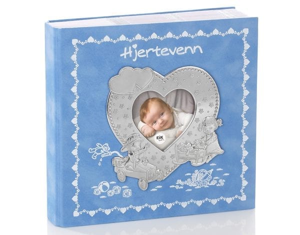 Fotoalbum Hjertevenn Lys Blå