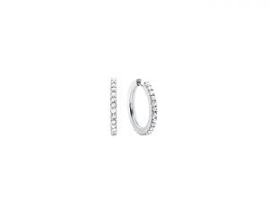Love Band Øreringer Gult Gull 18K