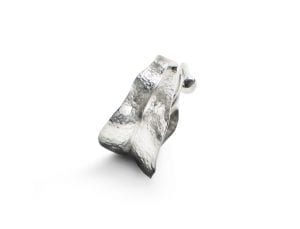 Ring Blad Medium Sølv Polert