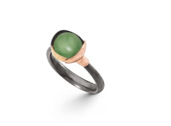 Ring Lotus Nr.1 Serpentin Mix