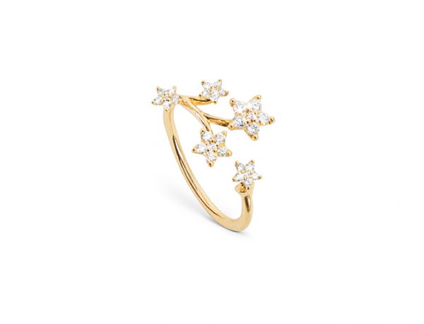 Ring Shooting Stars 18K Pavé