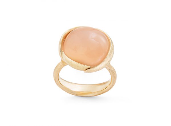 Ring Stor Lotus Blush Månesten