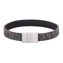 Son Bracelet Grey Calf Leather 21Cm*