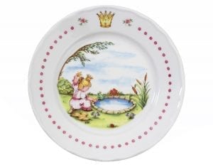 Tallerken Prinsesse Porselen
