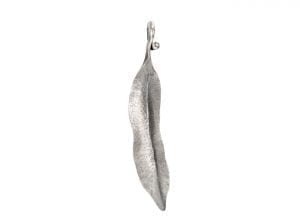 Vedheng Lille Leaves Sterling Lett Oxidert