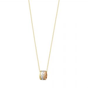 Fusion anheng gult-,hvitt-,rose´ gull m/ diamanter 0.05 Ct