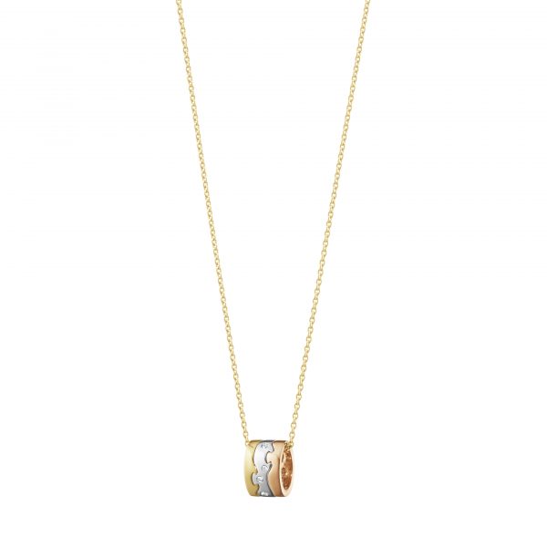 Fusion anheng gult-,hvitt-,rose´ gull m/ diamanter 0.05 Ct