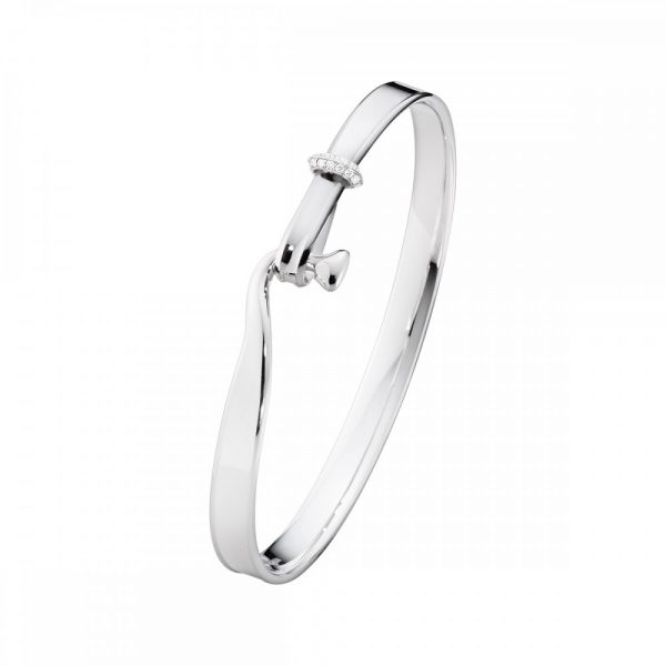 TORUN Armring sølv m/ diamanter