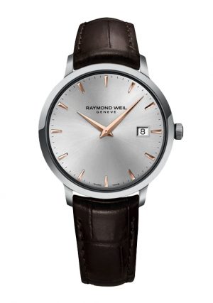 Toccata stål 39mm m/lærrem
