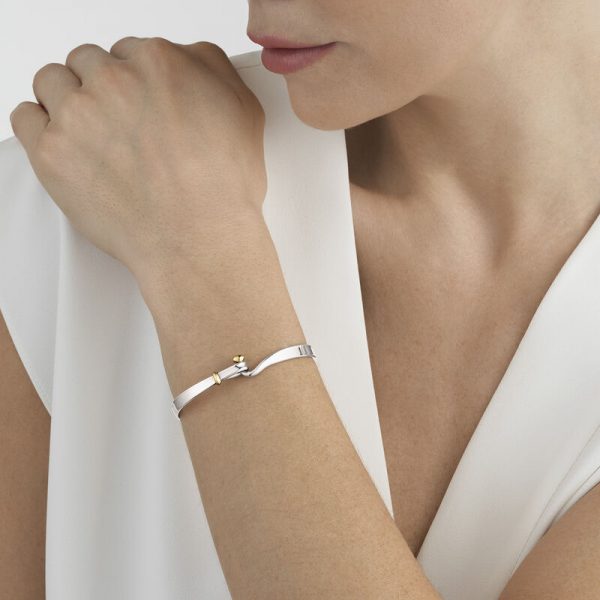 TORUN Armring sølv m/ gull - Bilde 3