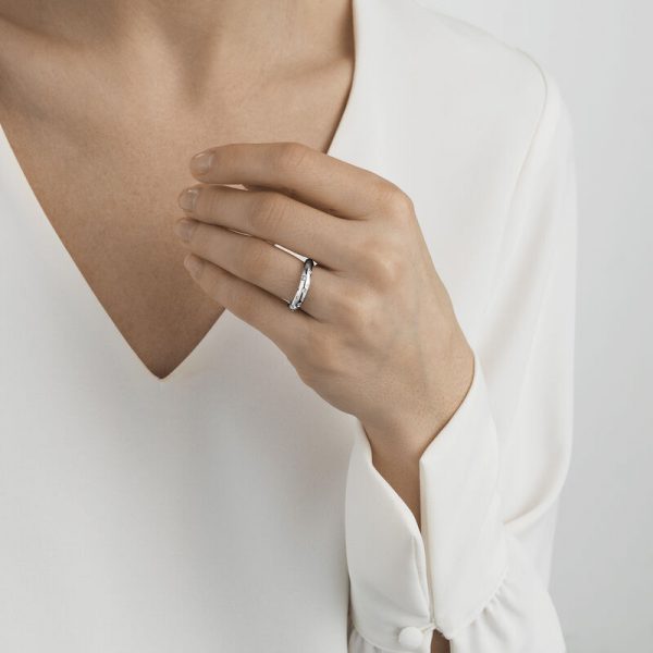 OFFSPRING Ring m/ diamanter - Bilde 3
