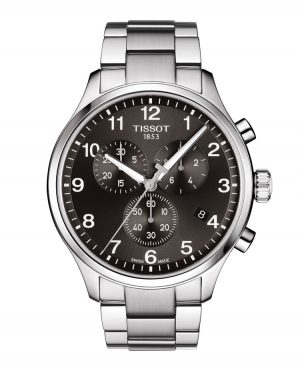 TISSOT CHRONO XL CLASSIC sort skive stål