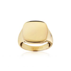 FOLLINA Pianura Quadrato Piccolo Ring Gold plated
