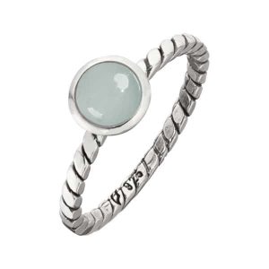 Sukertopp ring, Aquamarin