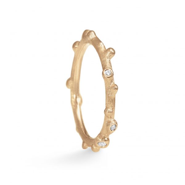 Nature ring  m/ diamanter