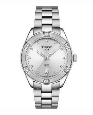 TISSOT PR 100 SPORT CHIC - sølv/dia