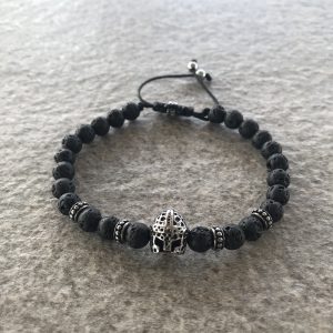 Nordic Native Viking bracelet- lava