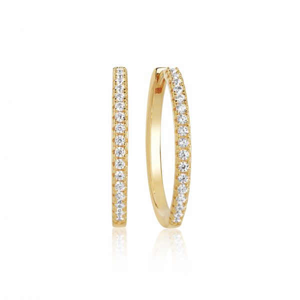 ELLERA X-Grande Earrings Gold plated