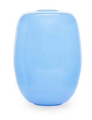 Dew vase blå