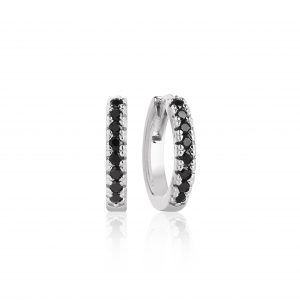 ELLERA Medio Earrings Silver Black
