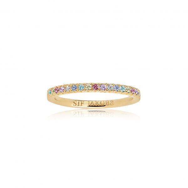 ELLERA Ring Gold plated Multicolor
