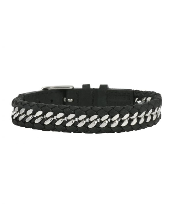 Kian armband stål/lær