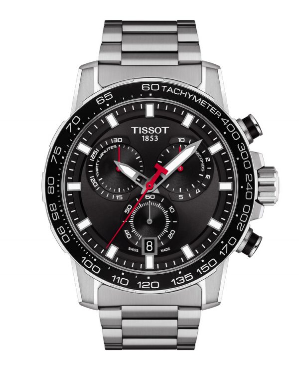 TISSOT SUPERSPORT CHRONO svart m/ lenke