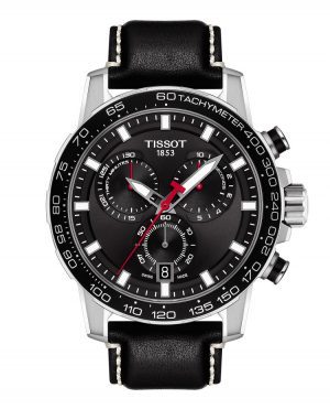 TISSOT SUPERSPORT CHRONO svart m/ rem