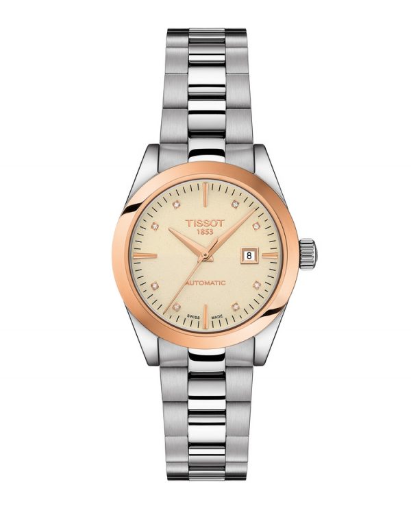 Tissot T-My Lady Automatic 18K Gold -Cream