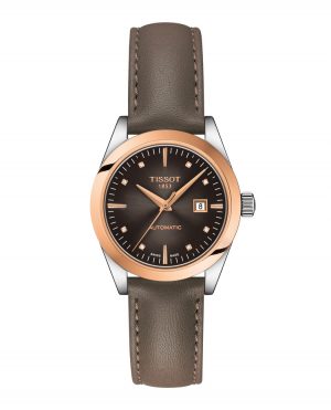 Tissot T-My Lady Automatic 18K Gold -Brown