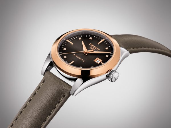 Tissot T-My Lady Automatic 18K Gold -Brown - Bilde 3