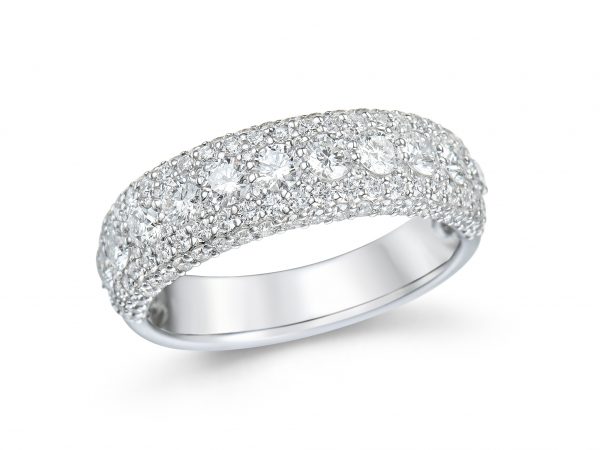 Ring hvitt gull m/ 1,39ct diamanter - Bilde 2