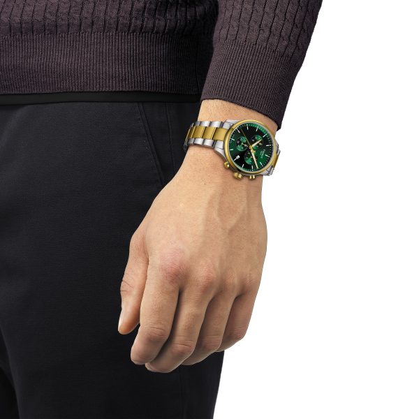 TISSOT CHRONO XL CLASSIC - bicolour grønn - Bilde 4