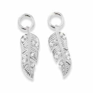 Feather ear charm