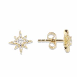 Nova ear stud forgylt