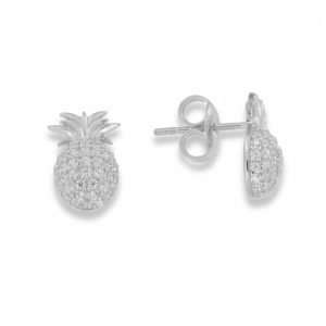 Pineapple ear stud