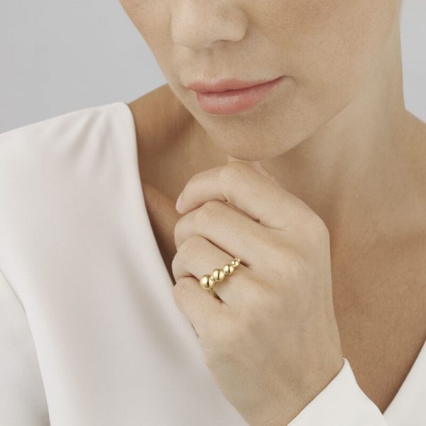 MOONLIGHT GRAPES ring 18 kt. gult gull str 54 (stor i str) - Bilde 4