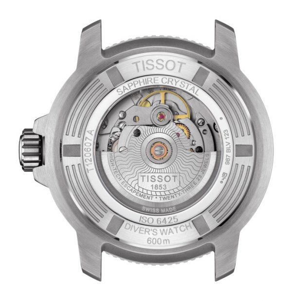 Tissot Seastar 2000 Proffesional -Svart/Gull - Bilde 2