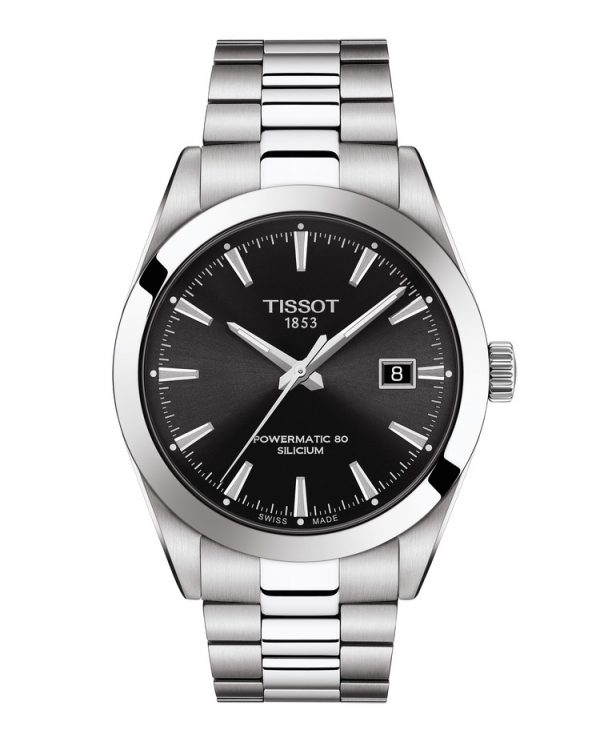TISSOT GENTLEMAN POWERMATIC 80 SILICIUM - Svart
