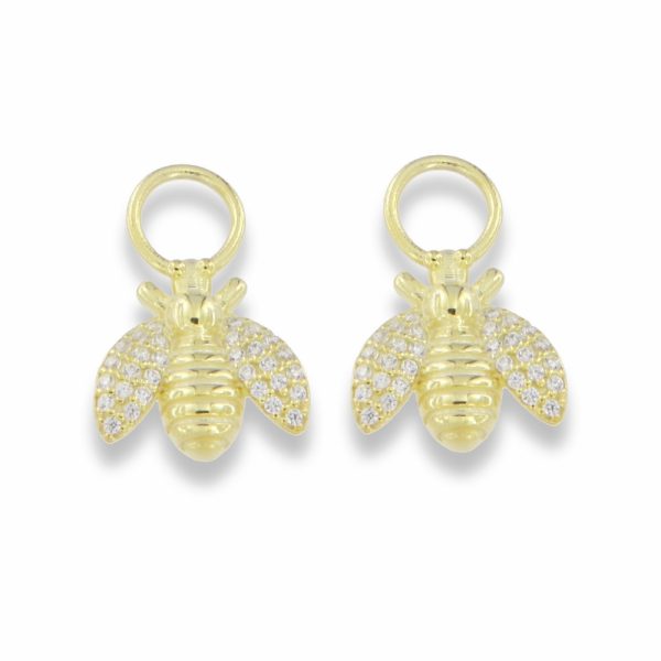 BUMBLE BEE  ear charm forgylt