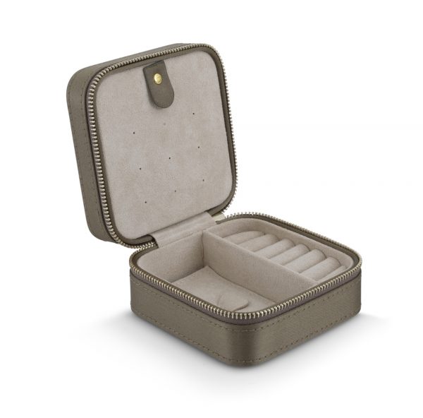 Smykkeskrin beige silke