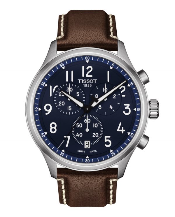 Tissot Chrono XL Chronograph Blå skive - rem