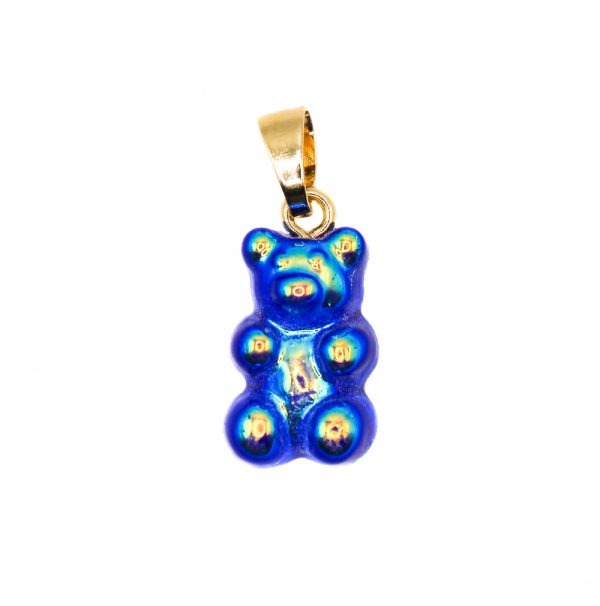 Teddybear rainbow blue